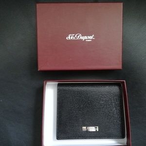 Dupont embossed top grain calfskin wallet